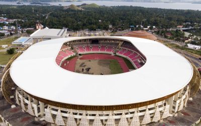 Melihat Kemegahan Struktur Bangunan Stadion Lukas Enembe Papua